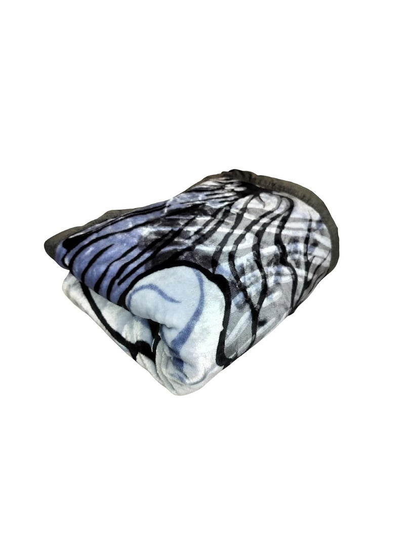 Status Contract Status Contract AC Microfiber Mink Flannel Fleece Super Soft Couch Double Bed Summer/Winter Comforter for Adult Kids Baby 200 GMS (200 X 235 cm, Multicolour)  - Image 5