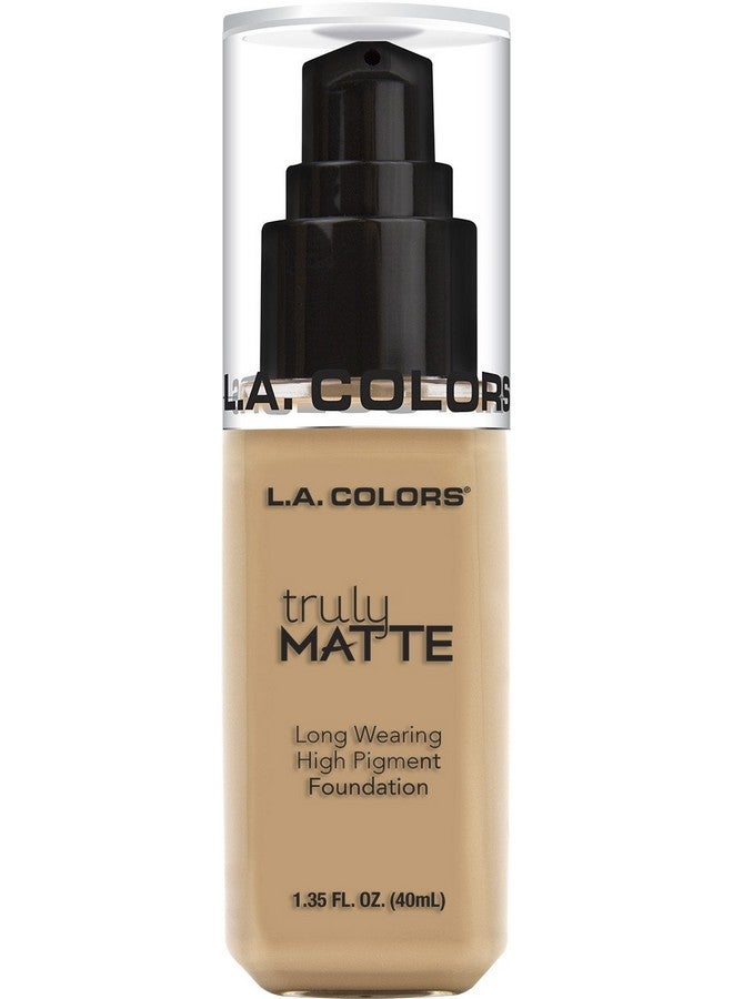 L.A. COLORS Truly Matte Foundation, Natural CLM352 - Image 1