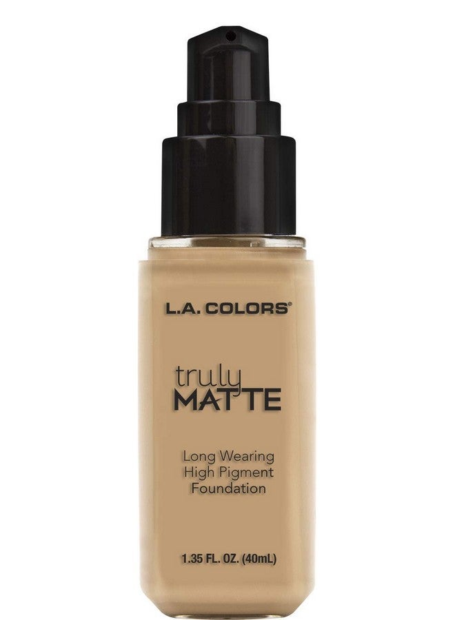 L.A. COLORS Truly Matte Foundation, Natural CLM352 - Image 2
