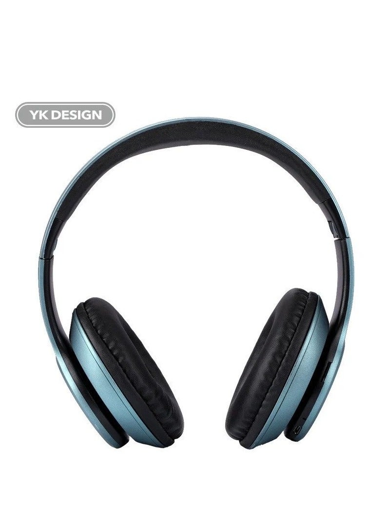 Wireless Headset YK-H2 - Bluetooth 5.0 - TF Card Play - Mint Green - Image 2