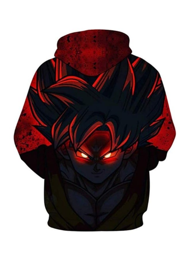 Generic - Hooded Sweatshirt, Long Sleeves Sweat Hood, 1 Pack Men's Sweatshirt,  Anime Goku Super Sayen Hoodies, 3D Color Printing Sweatshirt, Hooded Sweater, Men's Causal Hoodie - Image 1