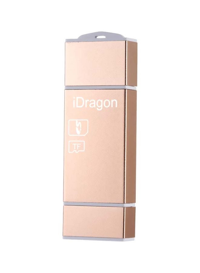 NIBEMINENT TF Card Reader For iPhone/Android/PC Gold  - Image 3