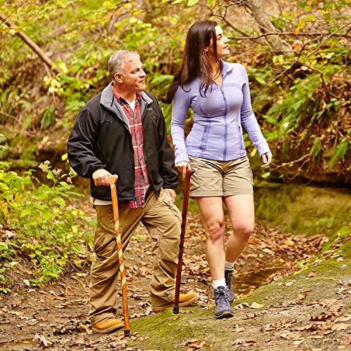 Brazos Rustic Wood Walking Cane Twisted Sassafras Traditional Style Handle for Men Women Made in the USA 37 - Image 5