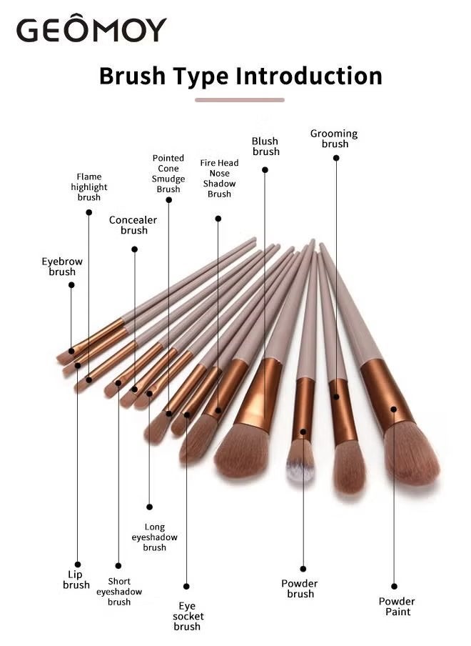 جيموي 13 قطعة فرشاة مكياج وحامل مع غطاء أكريليك ، منظم مستحضرات التجميل المقاوم للغبار حامل فرشاة ماكياج صندوق تخزين مع لؤلؤة بيضاء للحمام ، خزانة ملابس ، الغرور وكونترتوب - Image 4