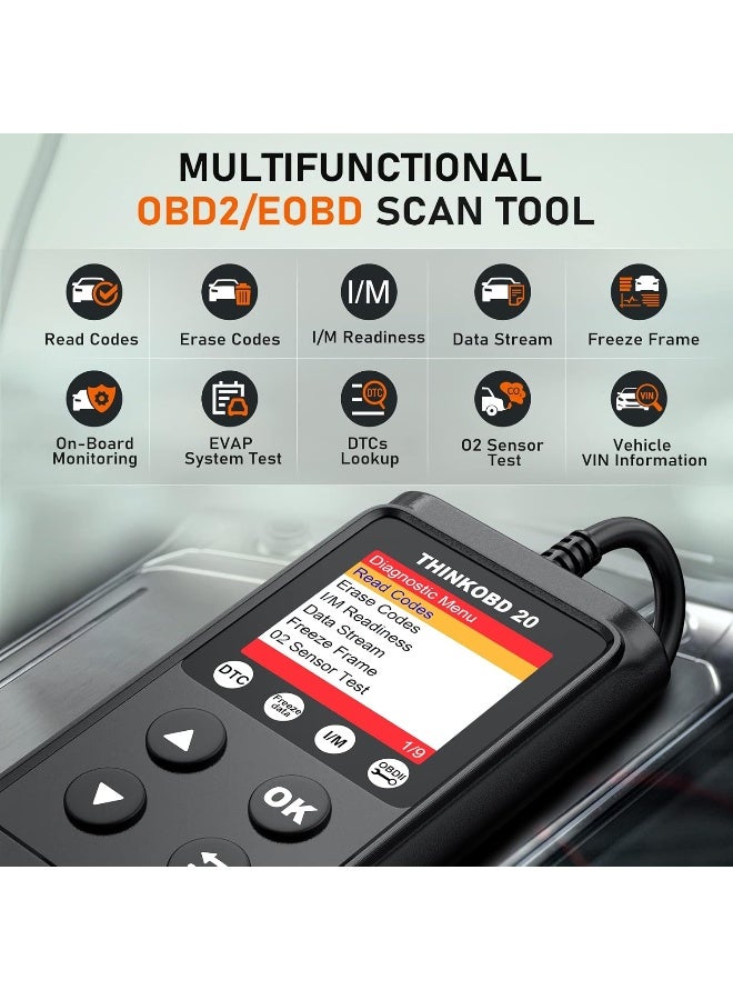 THINKCAR ThinkOBD20 OBD2 Scanner Automotive Code Reader - Image 3
