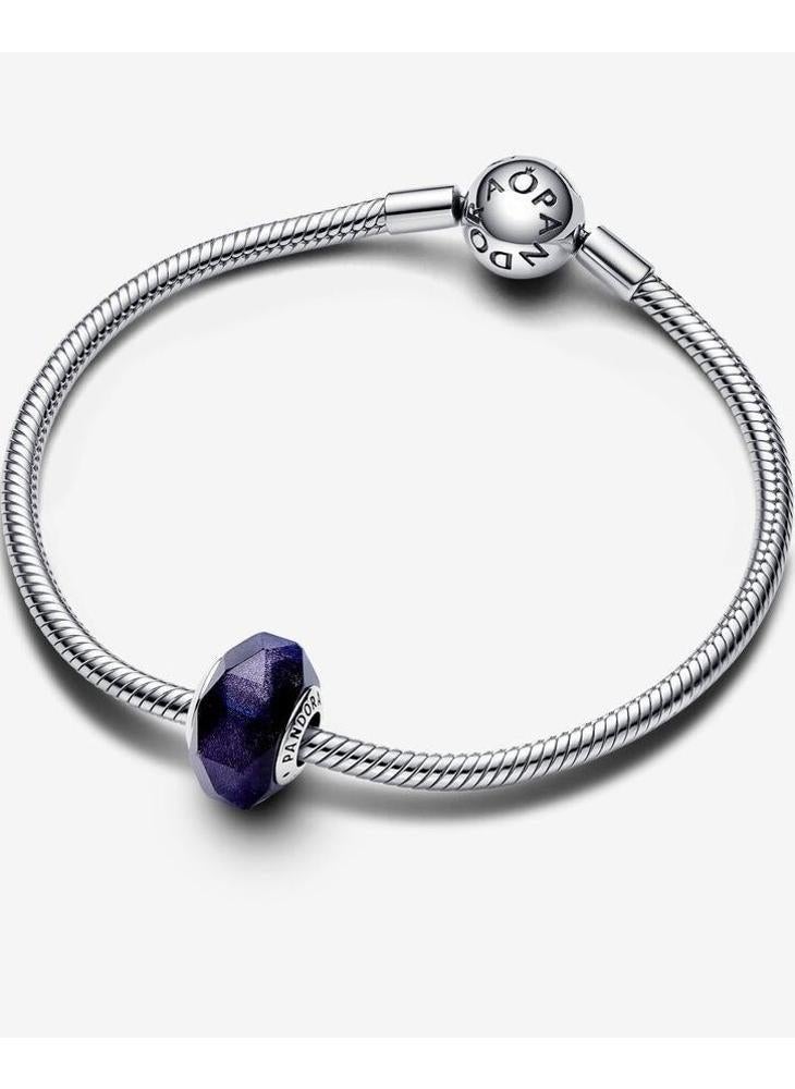 PANDORA Faceted Blue Murano Glass Charm  - Image 3
