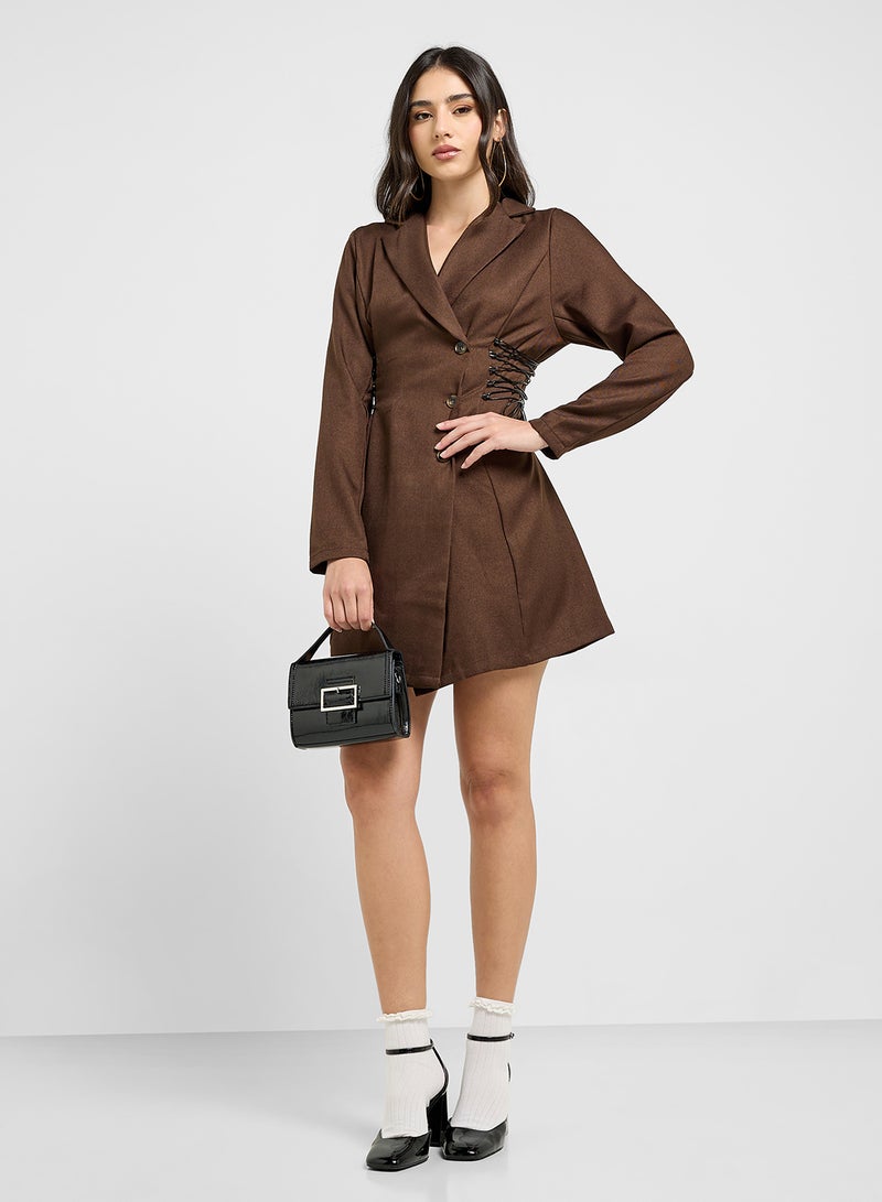 Ginger Double Breasted Blazer Dress  - Image 4