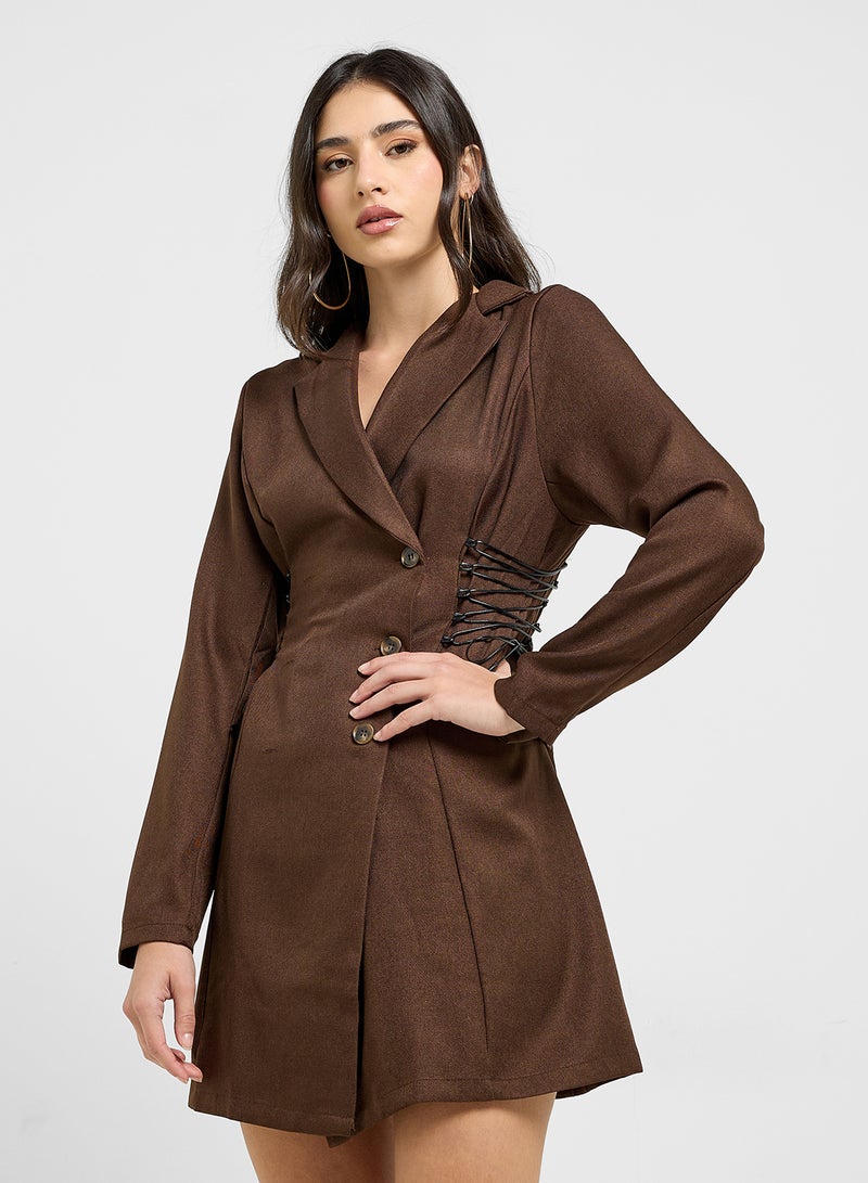 Ginger Double Breasted Blazer Dress  - Image 1