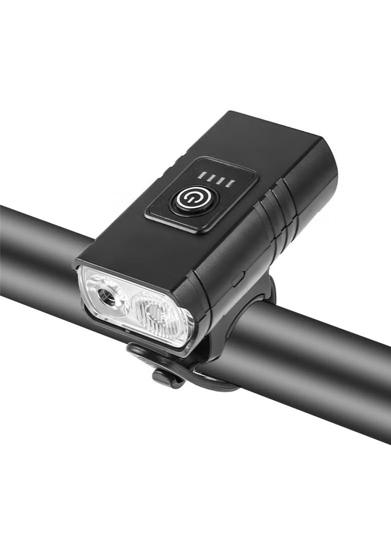 Neyecam Riding Bike Light 6-Mode Dual XPE LED Headlight, 200m Long Range + 120° Floodlight, USB-C Fast Charge, 58g Ultra-Light, IPX4 Waterproof, Tool-Free Mount for Cycling, Hiking & Emergency Use - Image 2