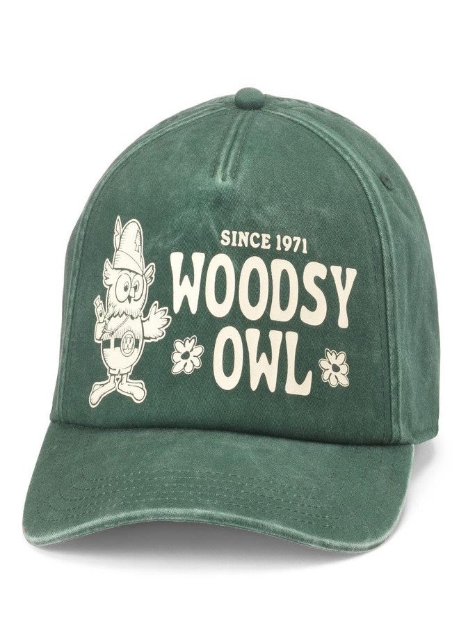 الإبرة الأمريكية قبعة بيسبول قابلة للتعديل من AMERICAN NEEDLE للجنسين بتصميم Woodsy Owl Walker (25002A-WOODSY-BOTT) - Image 1
