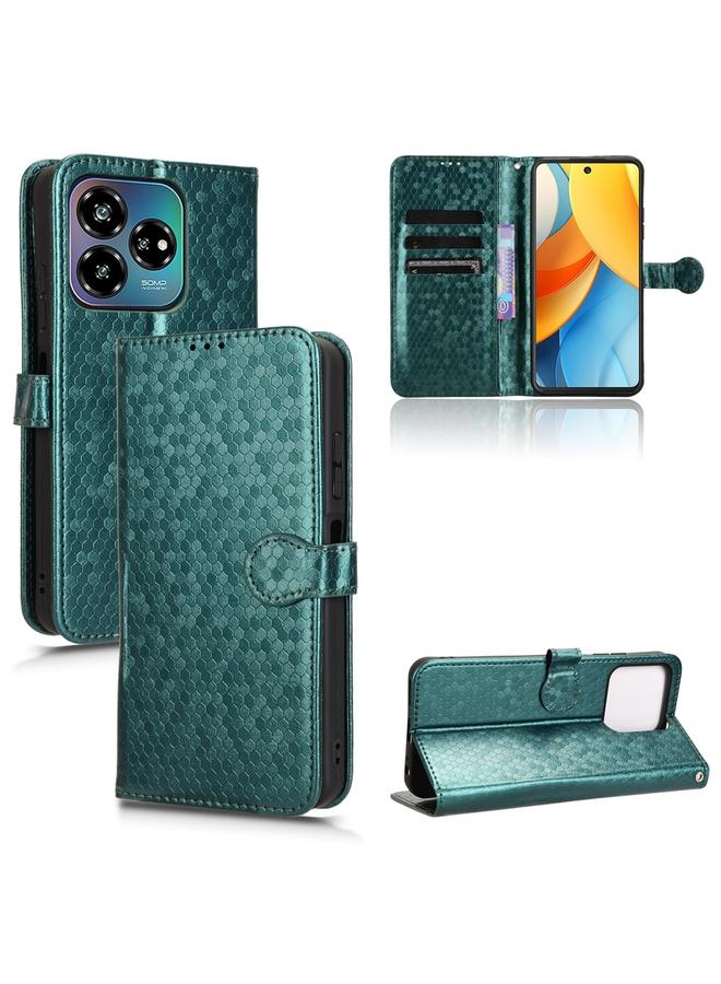 Case For ZTE Axon 60 Lite / Blade V60 Vita Honeycomb Dot Texture Leather Phone Case