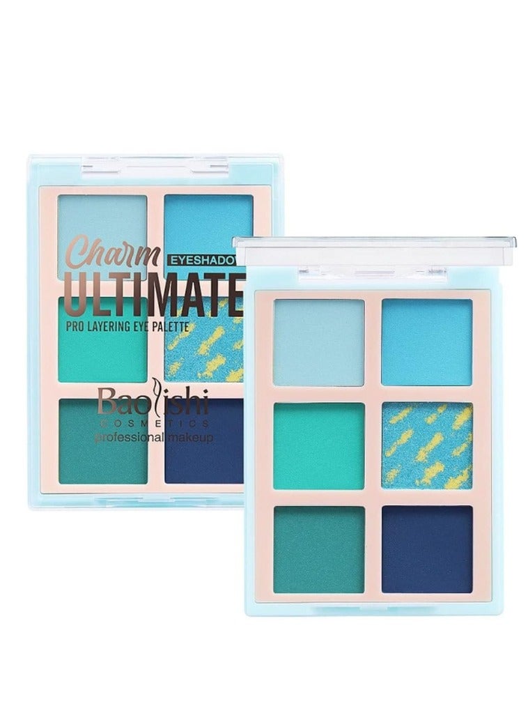 باوليشي مجموعة واحدة من لوحة ظلال العيون، مكياج ظلال العيون اللامعة، لوحة ظلال عيون لامعة لامعة ومقاومة للماء، مكياج ظلال عيون لامعة - Image 3