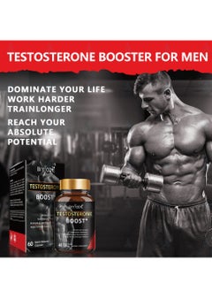 BIYODE Boost Testosterone Booster And Energy Supplement For Men, Boost Energy, Increase Stamina, Enhance Vitality And Performance 60 Capsules  - Image 3