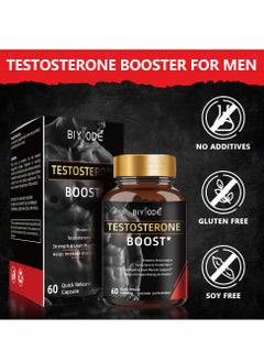 BIYODE Boost Testosterone Booster And Energy Supplement For Men, Boost Energy, Increase Stamina, Enhance Vitality And Performance 60 Capsules  - Image 5