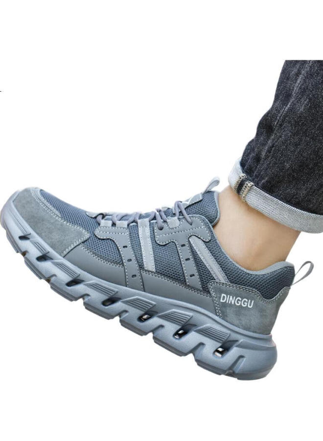 Dinggu Men'S Steel Toe Safety Shoes Anti-Smashing And Puncture-Proof Work Shoes Lightweight For Construction Site All Seasons 1109Huiw43 - Image 2