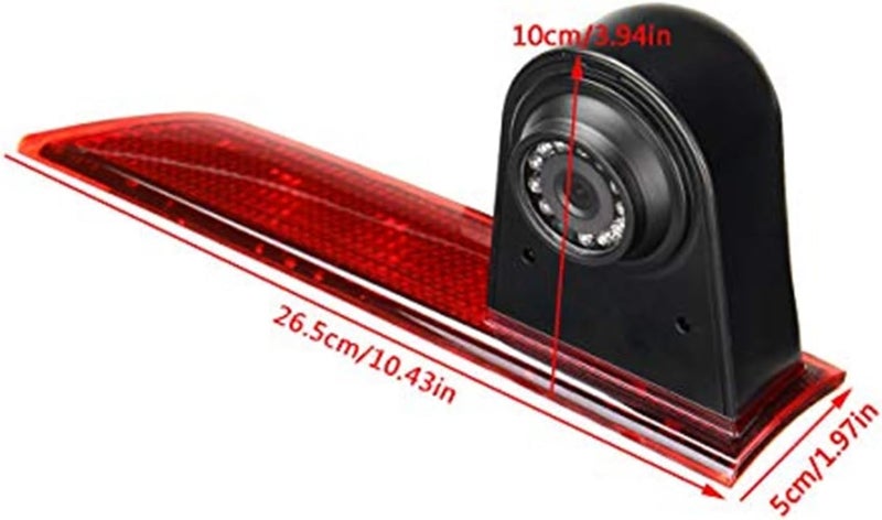 Vuzmode HD 720P 3rd Brake Light Camera with Monitor for Ford Transit - Image 5