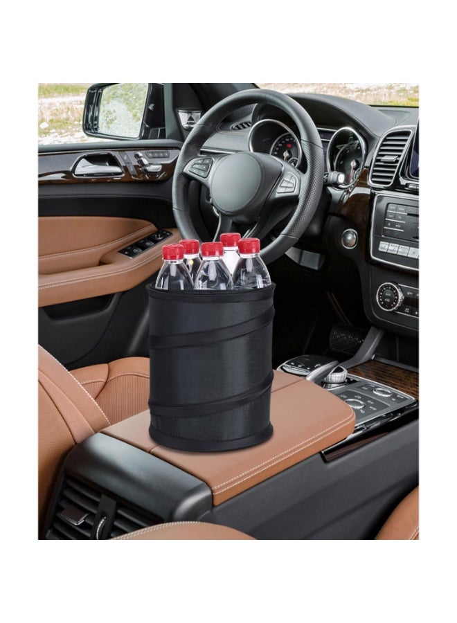 DIOTTI 2PCS Car Trash Can Foldable Hanging Garbage Bin Collapsible Car Organizer Reusable Easy Clean for SUV Truck RV Boat (16*16*20 CM) - Image 2
