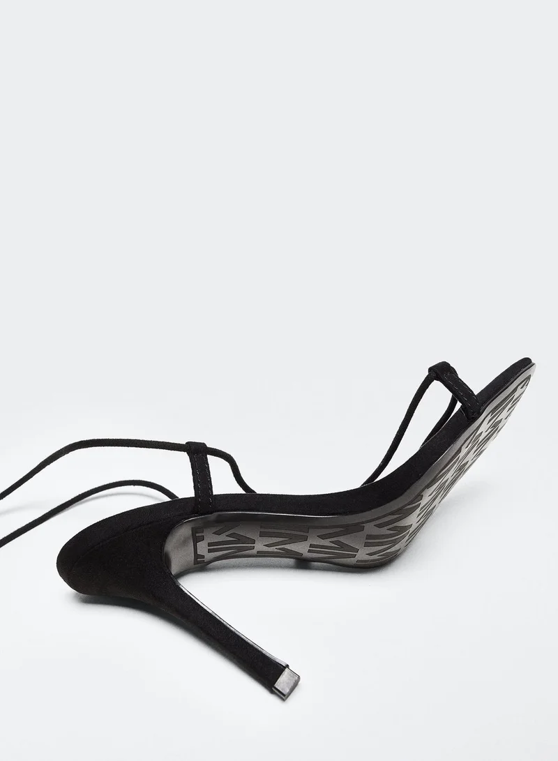 MANGO Heel Strips Sandals