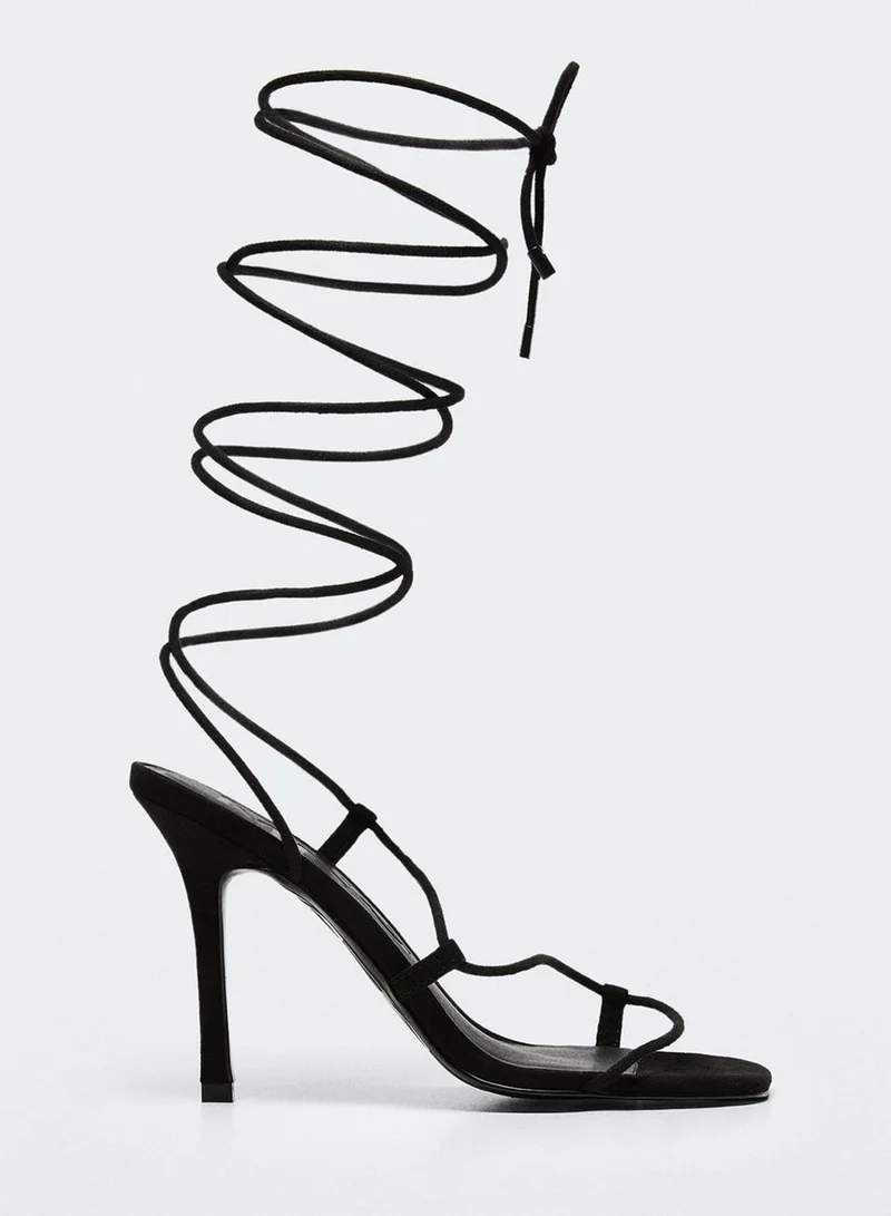 MANGO Heel Strips Sandals