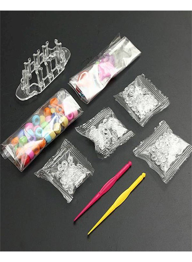 4800-Piece Colourful Creative Gum Rubber Loom Bands Bracelet Making Kit - Image 3