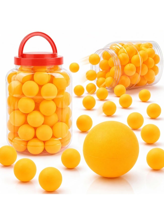REGAIL Ping Pong Balls - 60 Pcs 40mm Durable ABS Training Table Tennis Balls – Professional Quality for Indoor & Outdoor Use – Yellow Practice Balls for Kids & Adults - Image 1