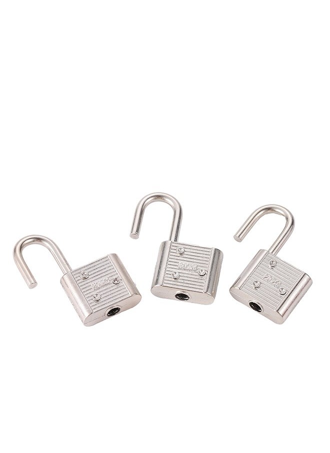 LAWAZIM Brass Padlock with long ring - 20mm 3 Piece | Solid Brass Keyed Padlocks with Keys, Padlocks with Same Key, Pad Lock with Key, Storage Lock Shackle for Outdoor Indoor Use  - Image 4