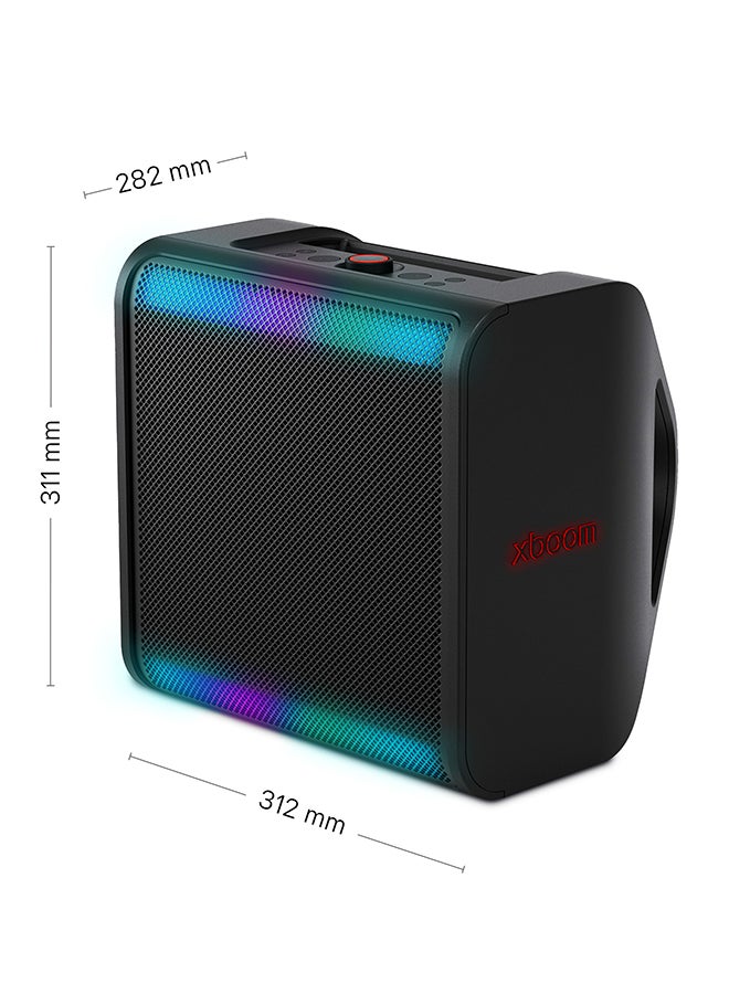 LG Xboom Stage 301 | Bluetooth Speaker | xboom Signature Sound by will.i.am for Parties and Performances | AI Sound | AI Calibration | AI Lighting | Wedge design | Replaceable battery | 2 Year Warranty | STAGE301 Black - Image 2