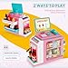  FS FS Kids Pretend Play Store Set with Toy Cash Register for Kids 45 Piece Accessories Grocery Store Playset with Scanner Food Play Money Ice Cream Maker for 3 Kids 58 Girls Pink - Image 4