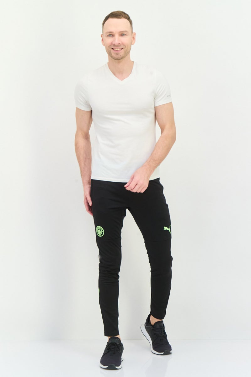PUMA Men Slim Fit Manchester City Club Training Sweatpants, Black  - Image 4