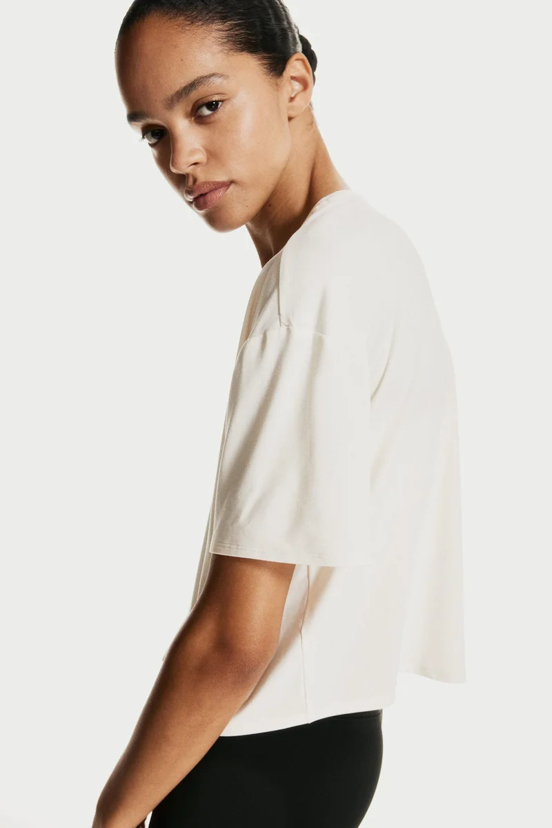 H&M Boxy-style sports top in DryMove™