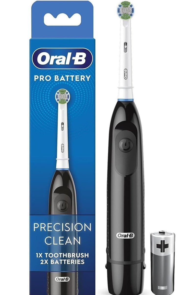 Oral-B PRO Battery Powered Toothbrush Precision Clean - Black - Image 1