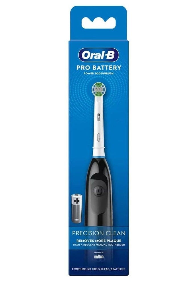 Oral-B PRO Battery Powered Toothbrush Precision Clean - Black - Image 2