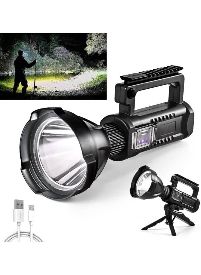 كشاف يدوي كبير W5120 مقاوم للماء  مناسب للتخييم وصيد الاسماك والمشي لمسافات طويله وحالات الطوارئ - Image 3