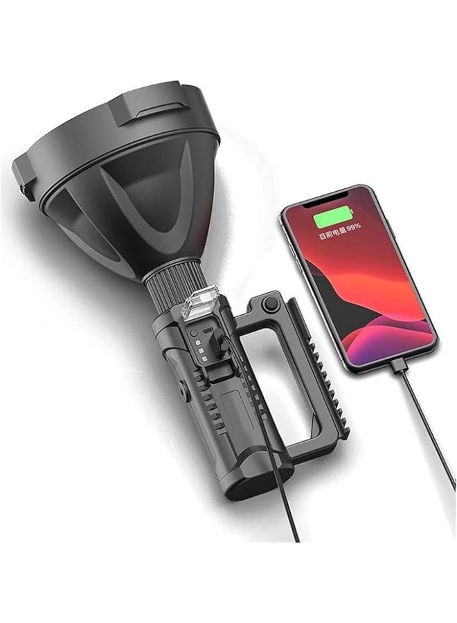 كشاف يدوي كبير W5120 مقاوم للماء  مناسب للتخييم وصيد الاسماك والمشي لمسافات طويله وحالات الطوارئ - Image 4