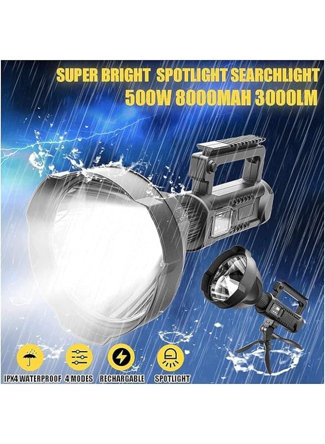 كشاف يدوي كبير W5120 مقاوم للماء  مناسب للتخييم وصيد الاسماك والمشي لمسافات طويله وحالات الطوارئ - Image 5