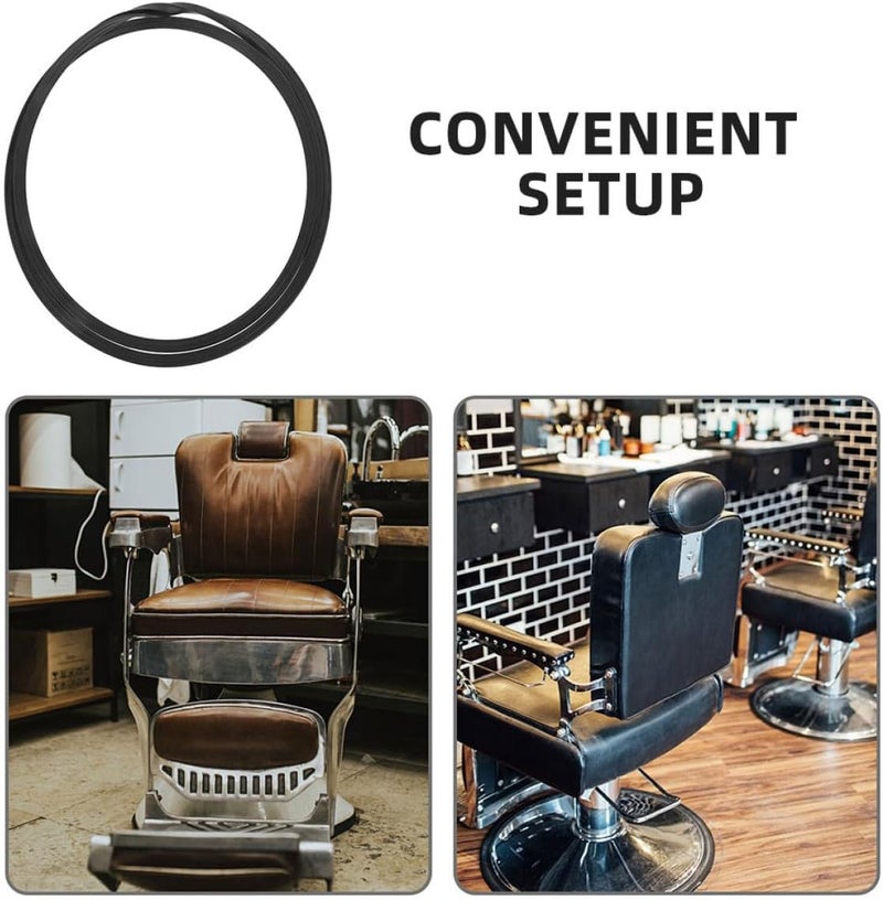 Salon Chair Rubber Base Ring Gasket 52cm Anti-Slip Protective Sealing Ring for Hair Salon and Barber Chair Floor 2pcs Set - Image 5
