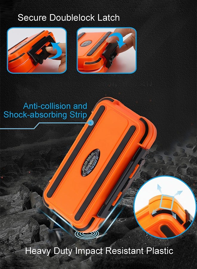 GROIC Tackle Box,Waterproof Fishing Tackle Box,Fishing Lure Box Bait Storage Tackle Box Containers,Plastic Storage Organizer with Adjustable Dividers - Image 4