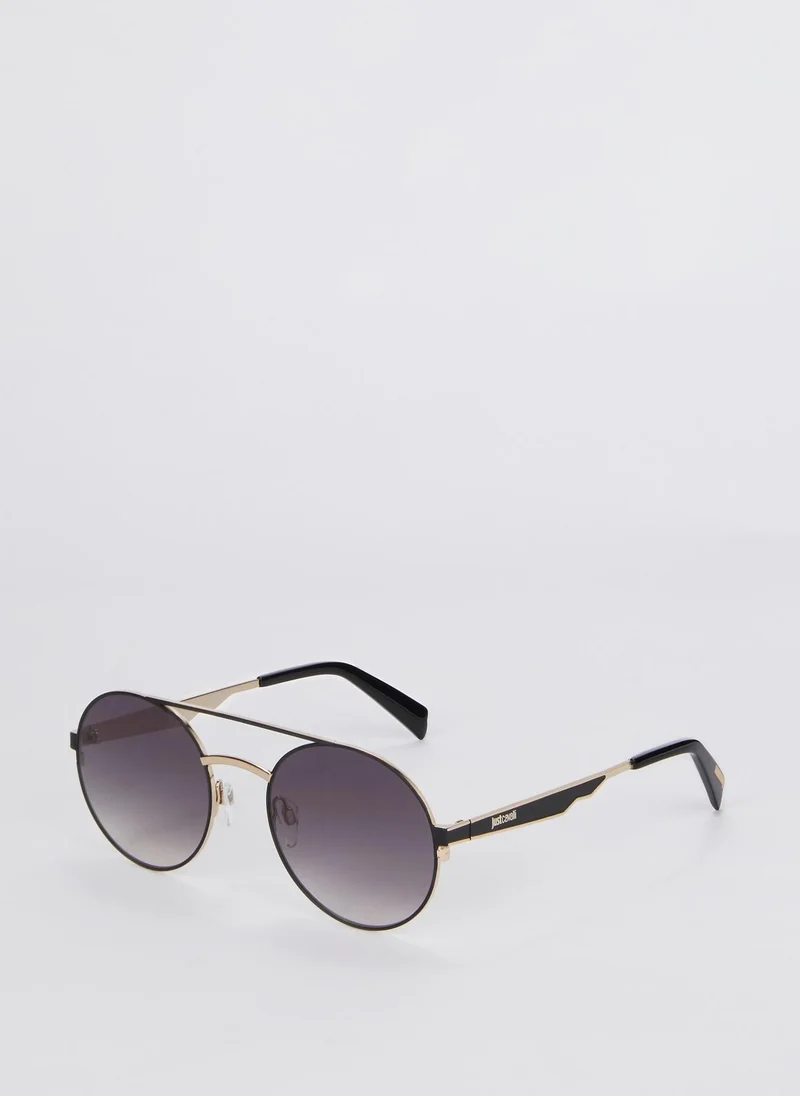 Just Cavalli Smoke Gradient Round Sunglasses
