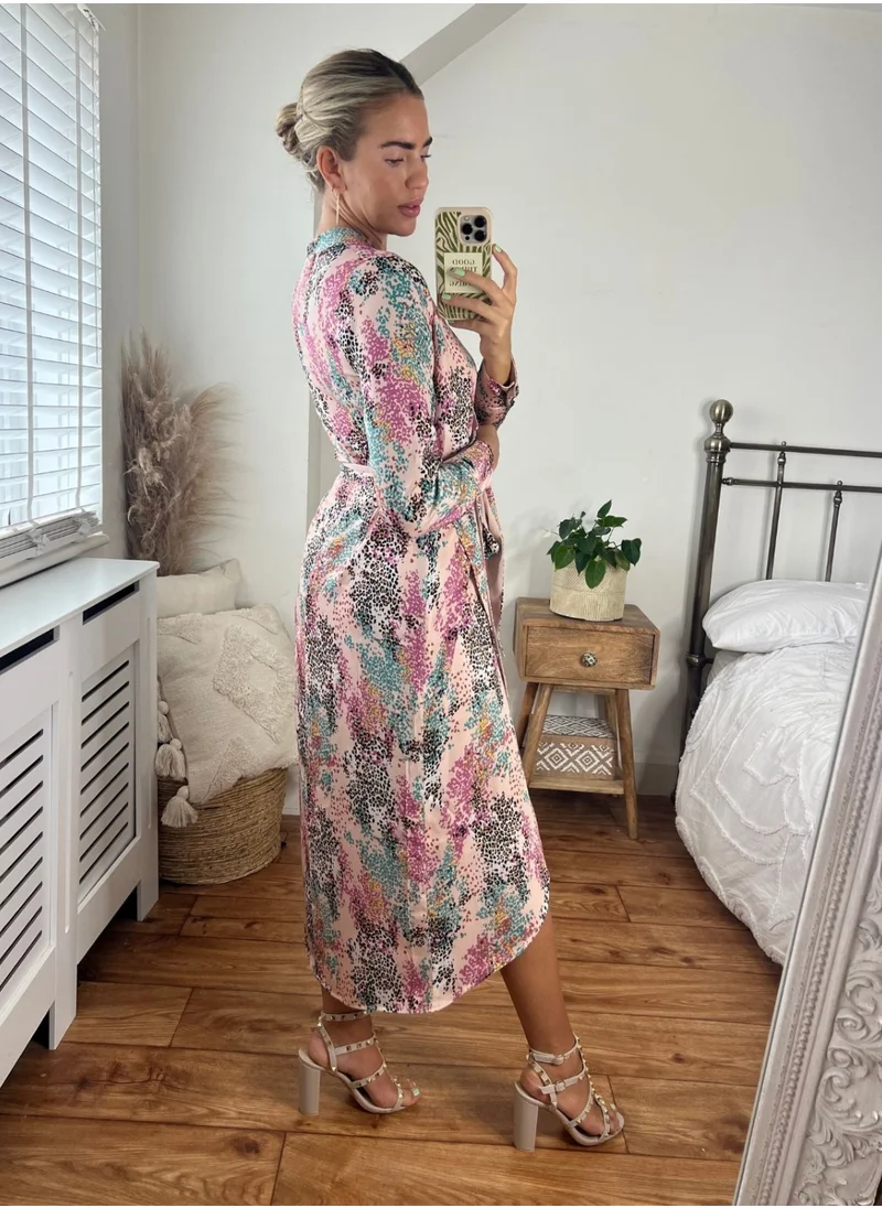 ستايل تشيت Fergie Reversible 2 In 1 Wrap Midi Dress
