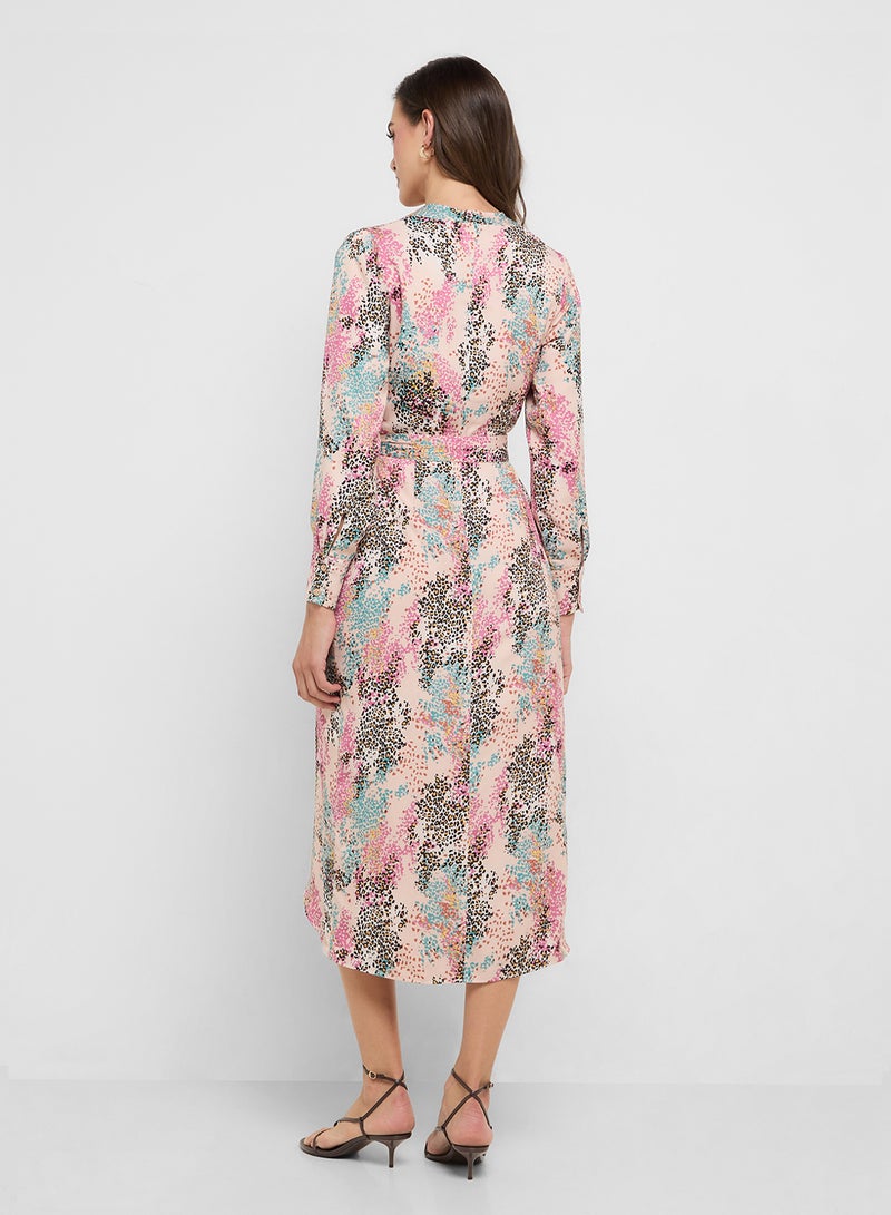 Style Cheat Floral Print Wrap Dress - Image 2