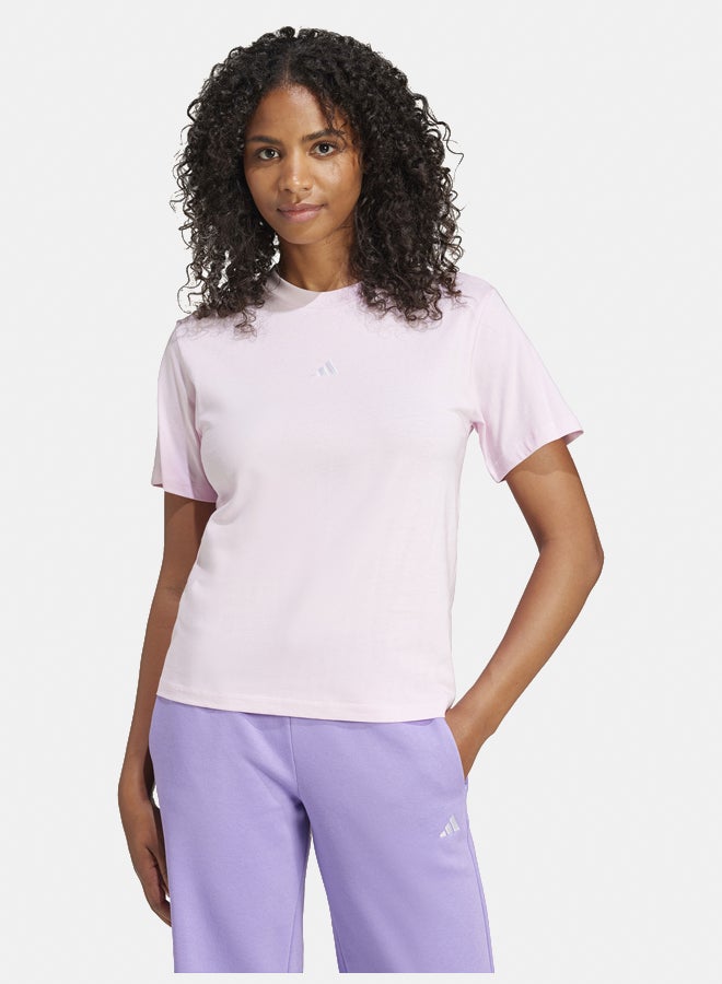 Adidas essentials small logo cotton women's t-shirt - Image 1