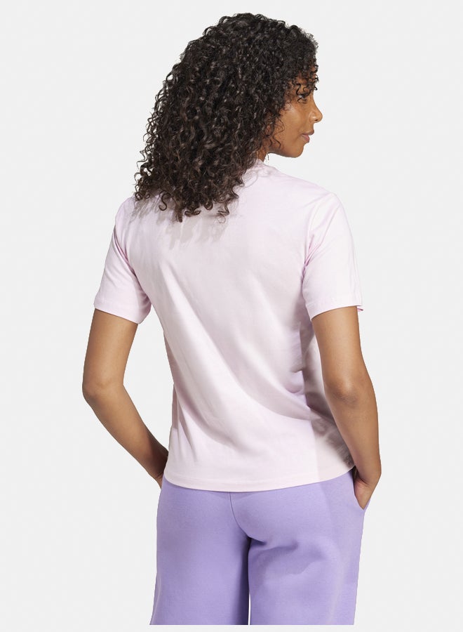 Adidas essentials small logo cotton women's t-shirt - Image 4