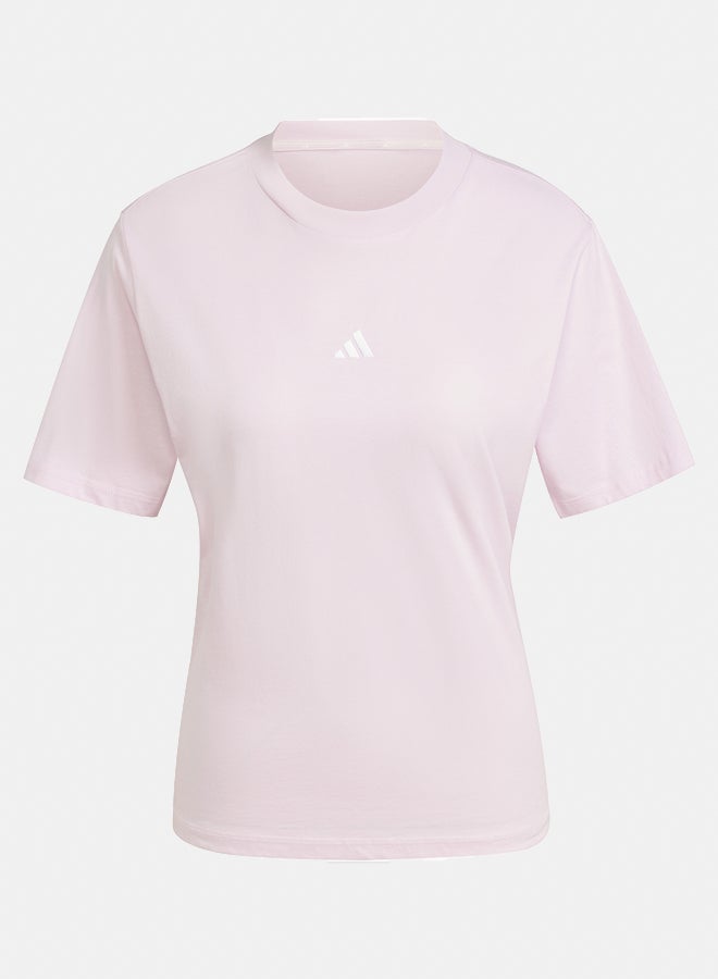 Adidas essentials small logo cotton women's t-shirt - Image 2
