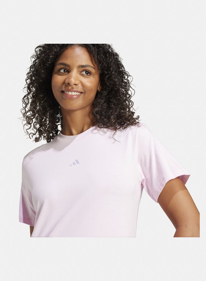 Adidas essentials small logo cotton women's t-shirt - Image 3