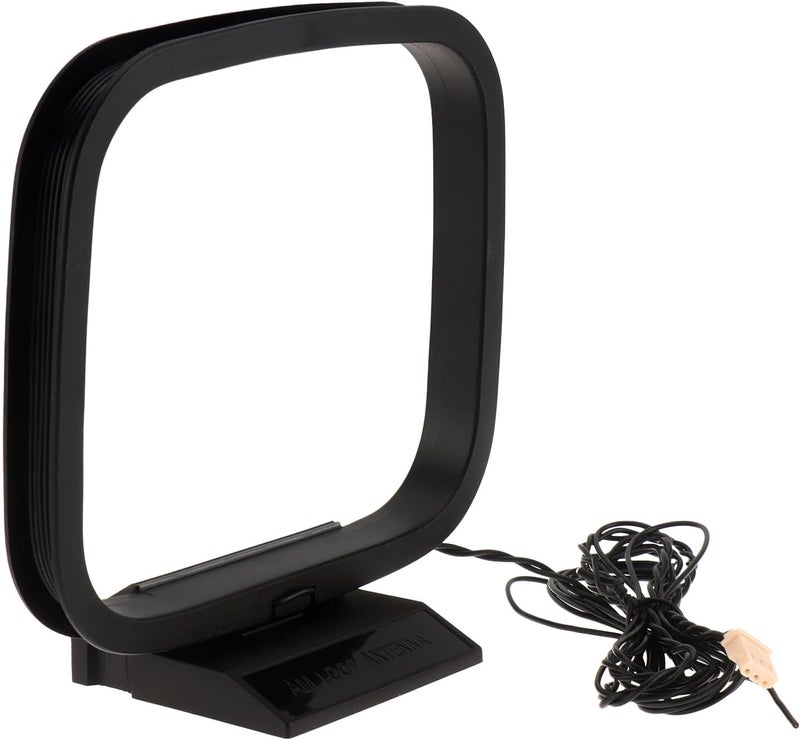 AEDIKO AM Loop Antenna with 3 Pin Mini Connector Compatible with Indoor Radio Bluetooth Home Stereo Receiver AV AudioTheater - Image 1