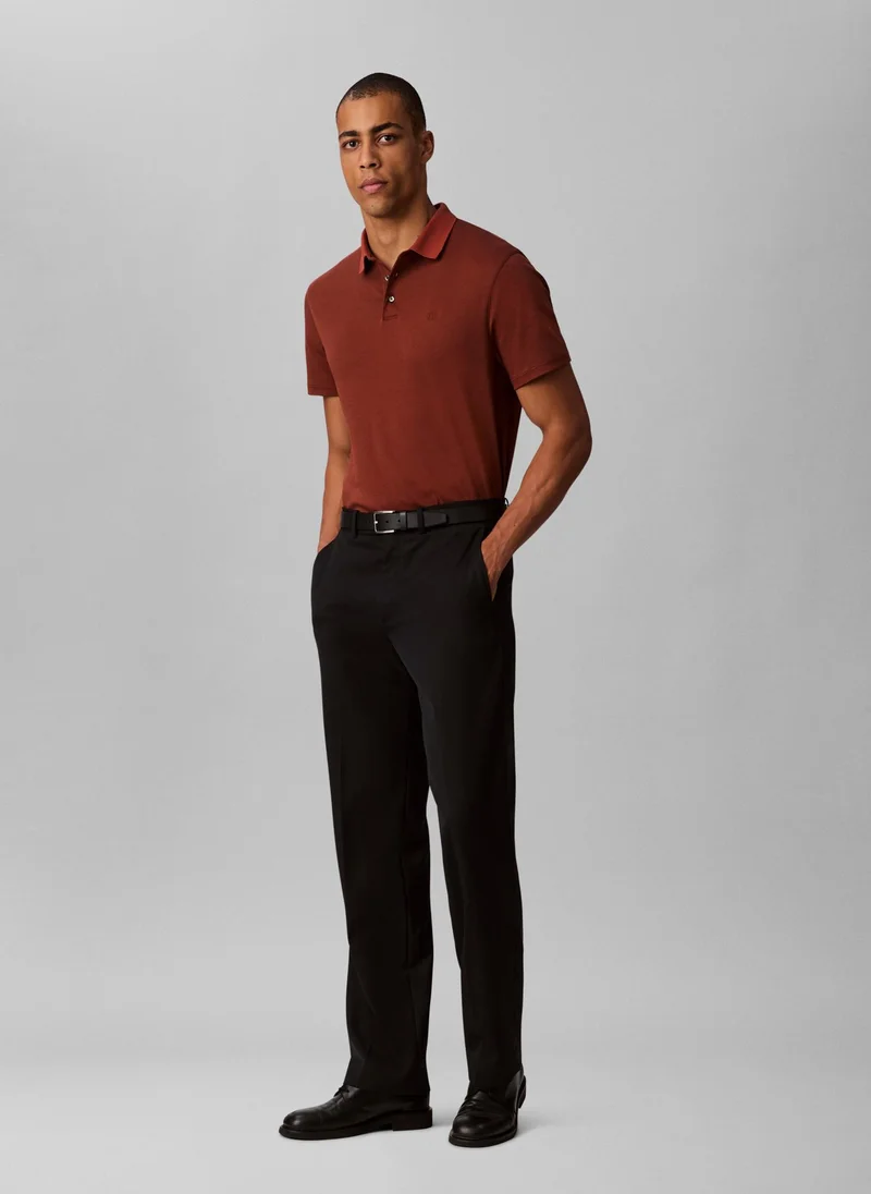 CALVIN KLEIN Cotton Short Sleeve Polo