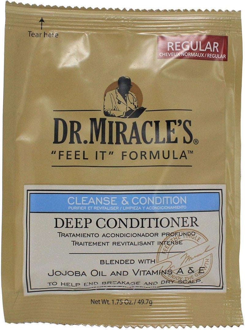 Dr. Miracle's Feel It Formula Deep Conditioning Treatment - 1.75 oz (Pack of 12)