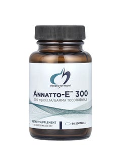 Designs For Health, Annatto-E™ 300, 300 mg, 60 Softgels