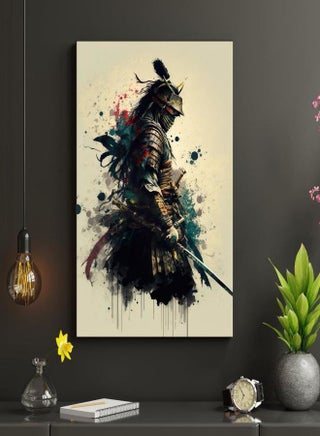 Samurai Japan Glossy Metal Print - Japanese Warrior Art Metal Print Gift Idea - Japan Wall Art Print On Metal - pzsku/Z0CE633442488B063A307Z/45/_/1727311477/25868971-999d-4d69-a7f2-ed6557384a76