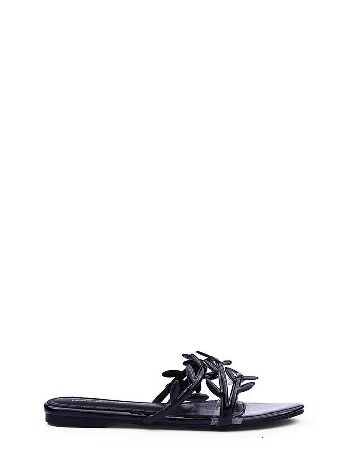 Womens open-toe flat sandals